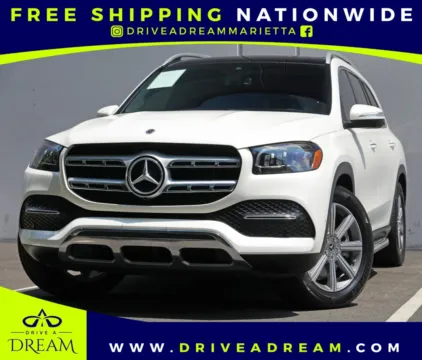 White 2022 Mercedes-Benz GLS 450 w/ Warmth & Comfort Package for sale in Marietta, GA