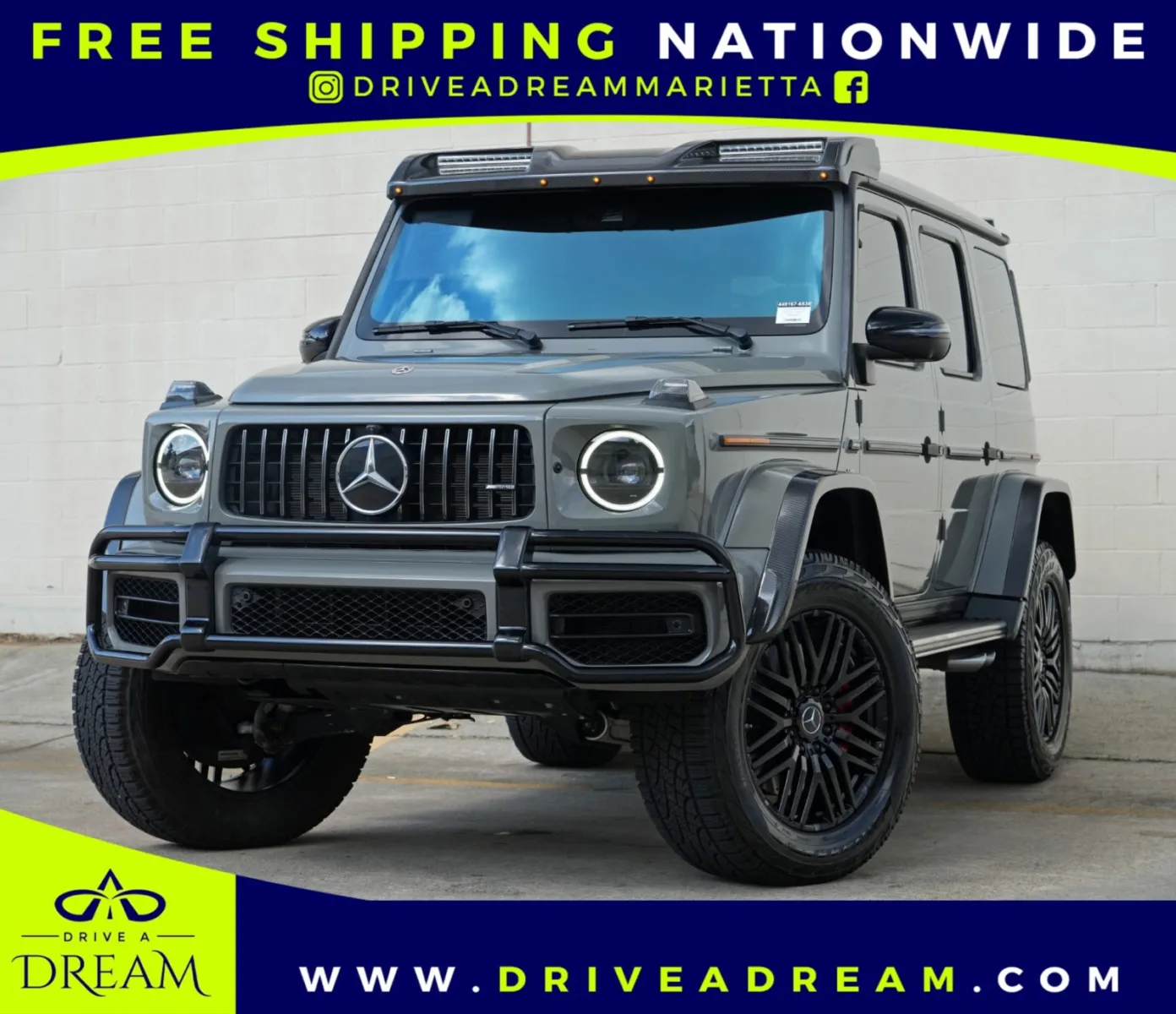 Gray 2022 Mercedes-Benz G-Class AMG G 63 4x4 Squared w/ AMG Night Package for sale in Marietta, GA