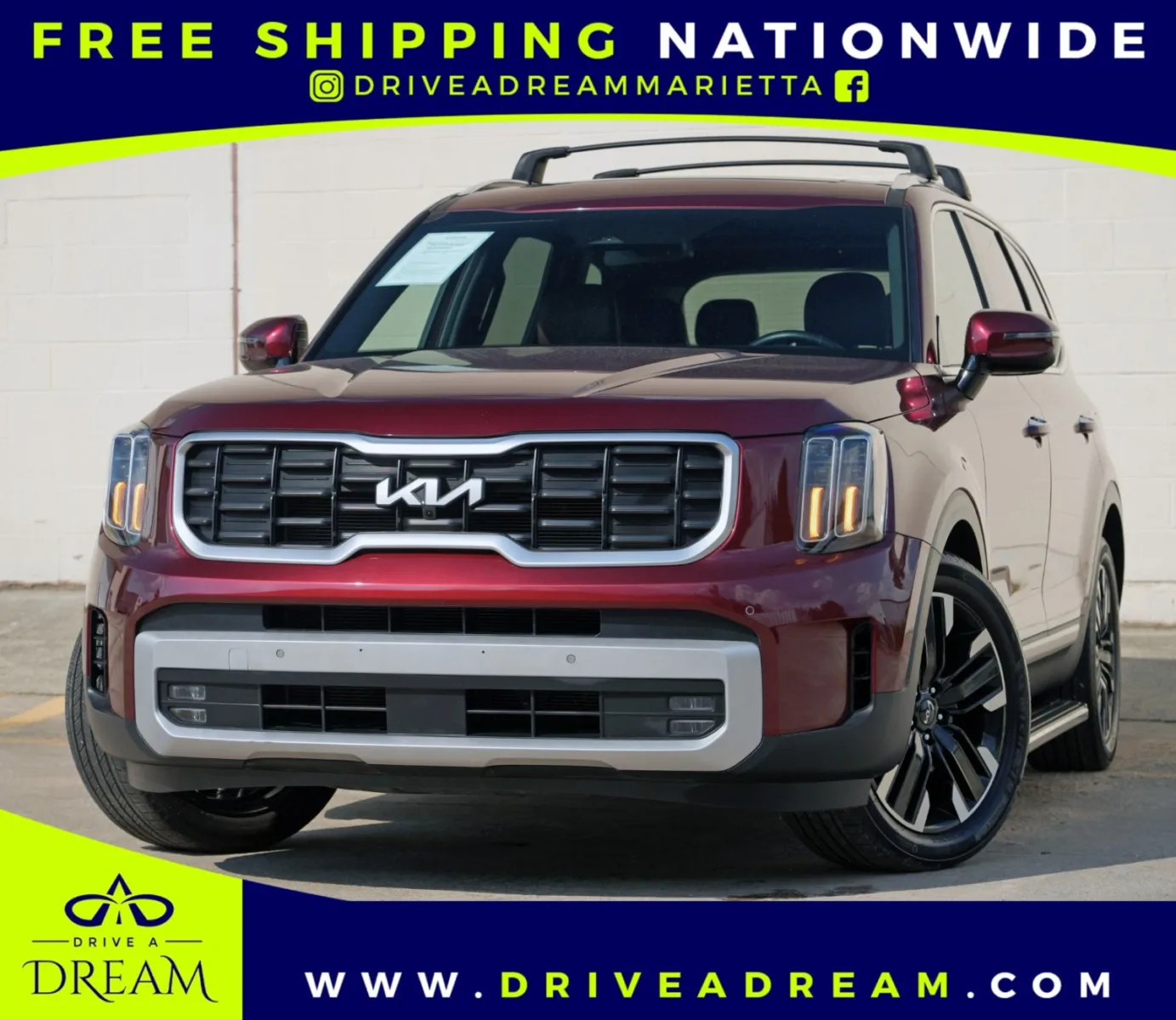 Red 2024 Kia Telluride SX for sale in Marietta, GA