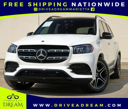 White 2023 Mercedes-Benz GLS 450 w/ AMG Line & Driver Assist Packages for sale in Marietta, GA