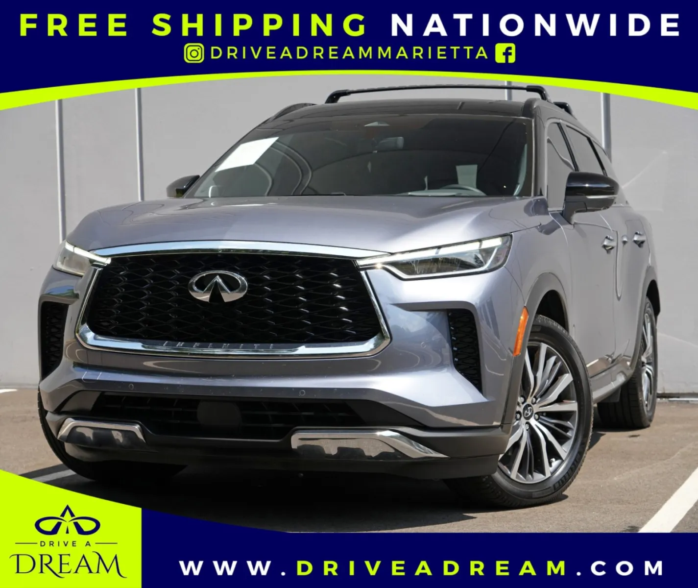 Blue 2022 INFINITI QX60 AUTOGRAPH for sale in Marietta, GA