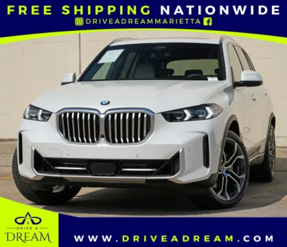 White 2024 BMW X5 sDrive40i w/ Premium & Parking Assist Packages for sale in Marietta, GA