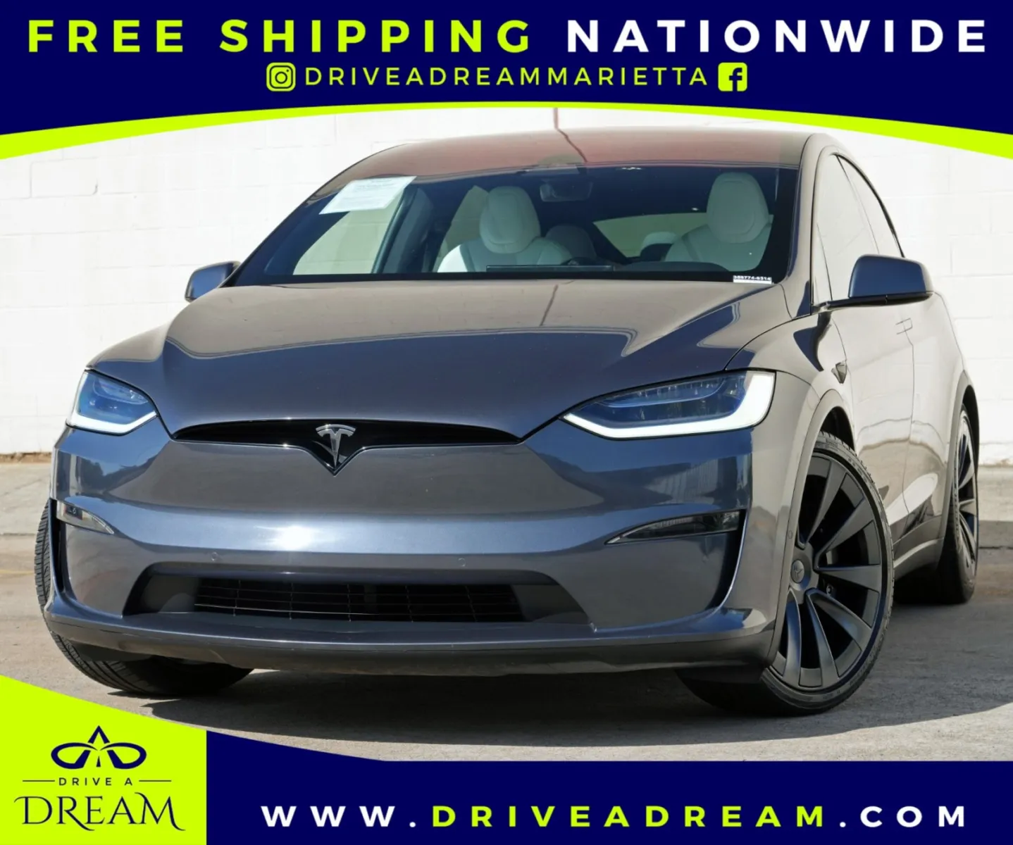 Silver 2022 Tesla Model X for sale in Marietta, GA
