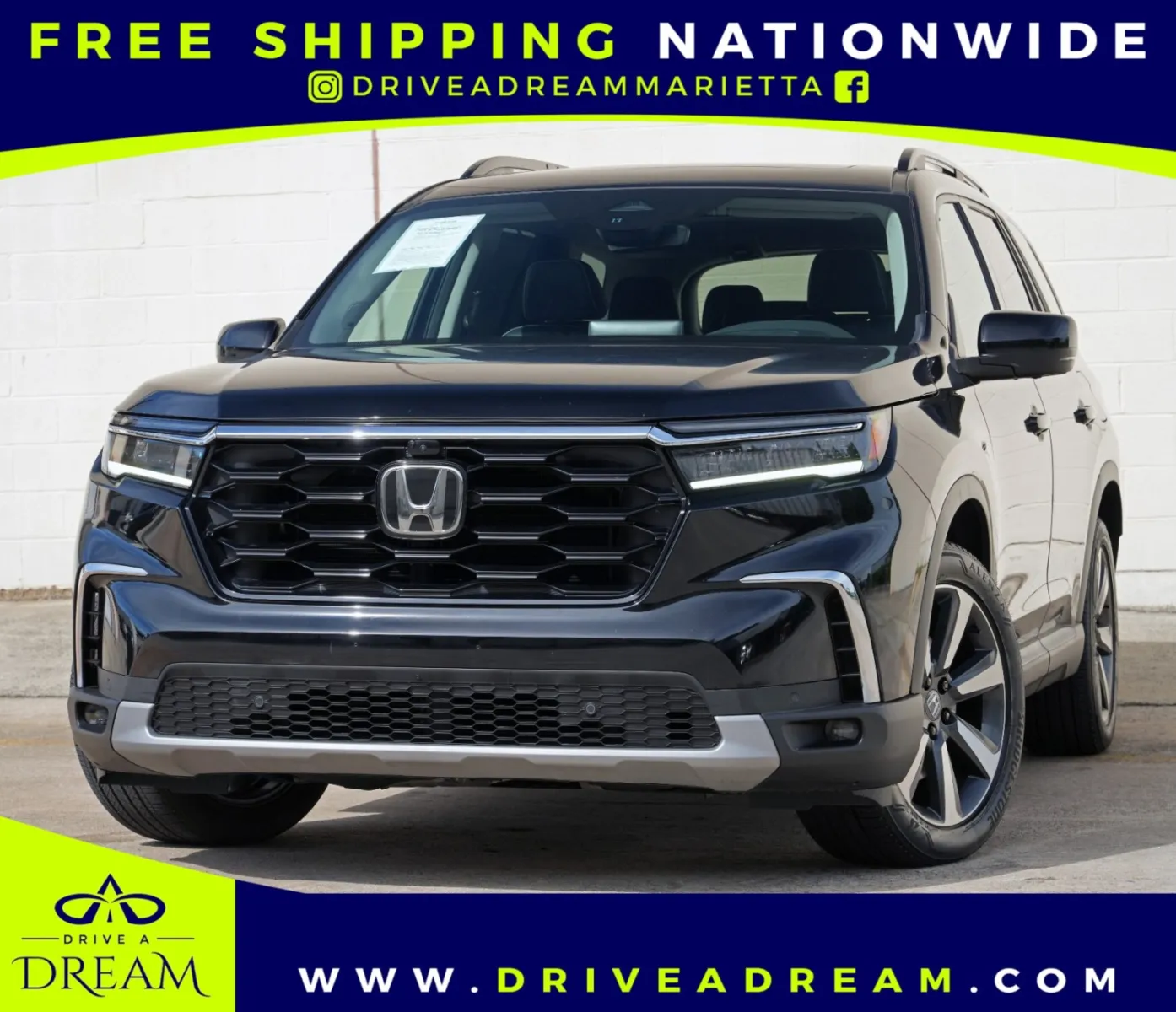 Black 2023 Honda Pilot Elite for sale in Marietta, GA