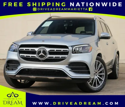 Silver 2022 Mercedes-Benz GLS 450 w/ AMG Line & Driver Assist Packages for sale in Marietta, GA