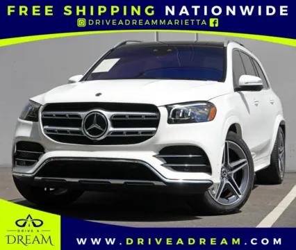 White 2023 Mercedes-Benz GLS 450 w/ AMG Line & Driver Assist Packages for sale in Marietta, GA