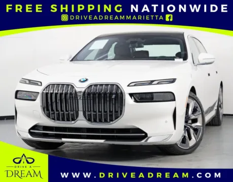 White 2023 BMW i7 xDrive60 w/ Driving Assist Pro & Parking Assist Packages for sale in Marietta, GA