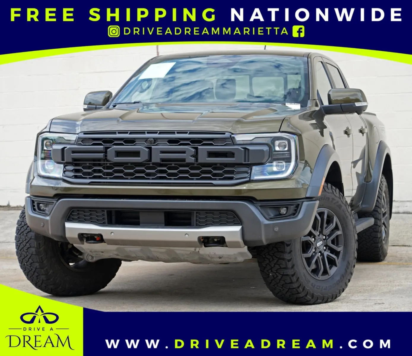 Green 2025 Ford Ranger Raptor for sale in Marietta, GA