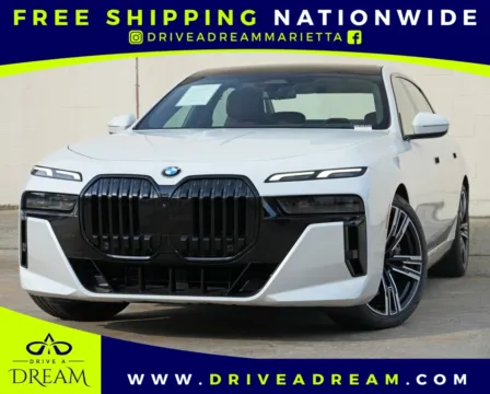 White 2023 BMW 7 Series 740i w/ M Sport & Parking Assist Packages for sale in Marietta, GA