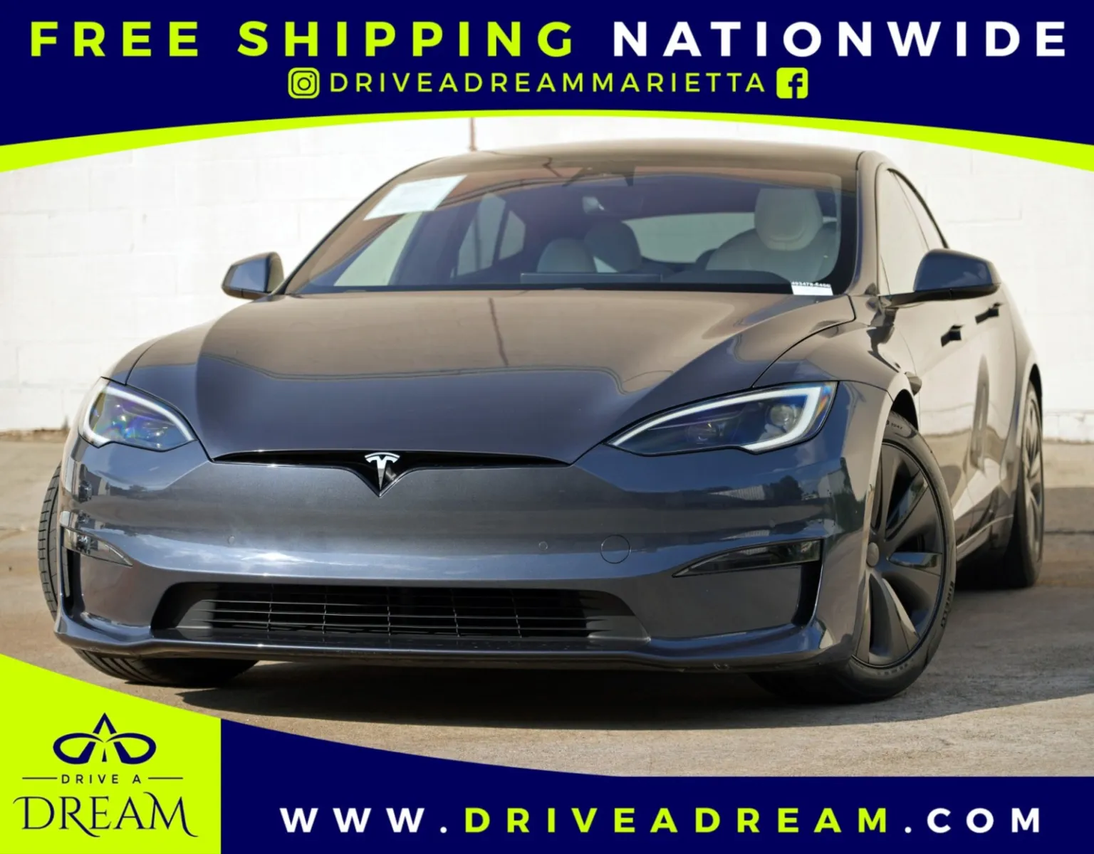 Silver 2022 Tesla Model S for sale in Marietta, GA