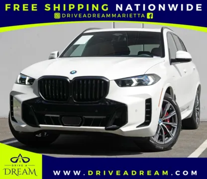 White 2024 BMW X5 xDrive50e w/ M Sport, Premium & Parking Assist Packages for sale in Marietta, GA