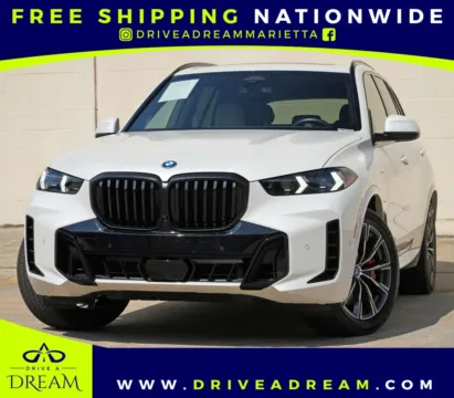 White 2024 BMW X5 xDrive50e w/ M Sport, Premium & Parking Assist Packages for sale in Marietta, GA