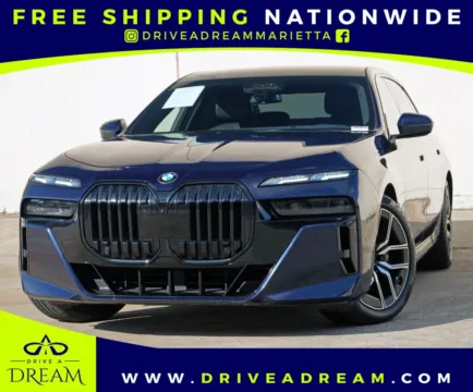 Blue 2023 BMW 7 Series 760i xDrive w/ M Sport & Executive Packages for sale in Marietta, GA