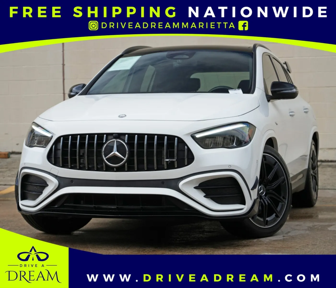 White 2025 Mercedes-Benz GLA AMG GLA 35 w/ AMG Night Package for sale in Marietta, GA