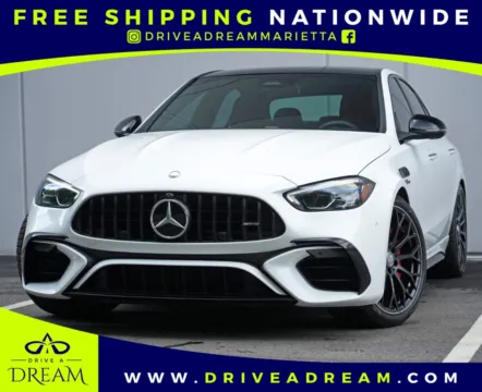 White 2024 Mercedes-Benz C-Class AMG C 63 S E Performance w/ AMG Night Packages for sale in Marietta, GA