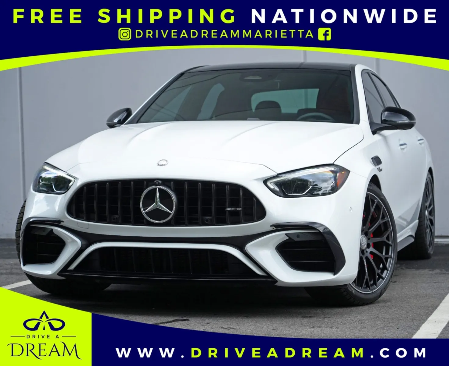 White 2024 Mercedes-Benz C-Class AMG C 63 S E Performance w/ AMG Night Packages for sale in Marietta, GA