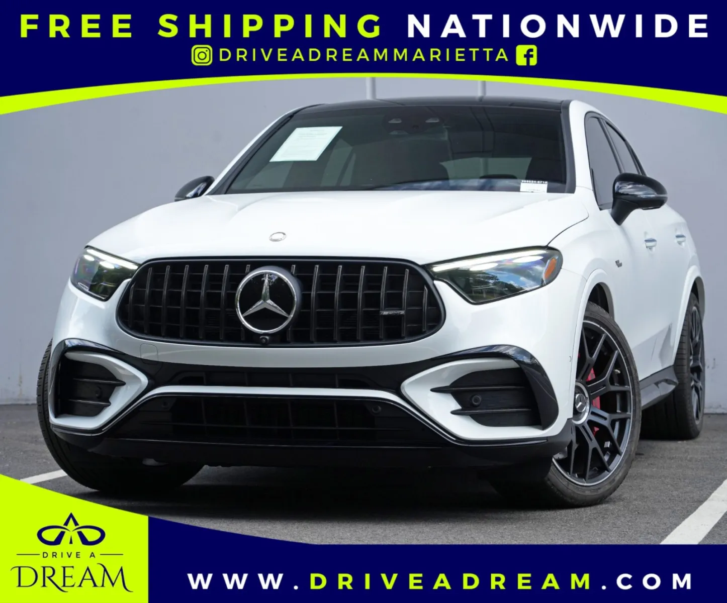 White 2025 Mercedes-Benz GLC AMG GLC 63 S E Performance w/ AMG Night & Driver Assist Packages for sale in Marietta, GA
