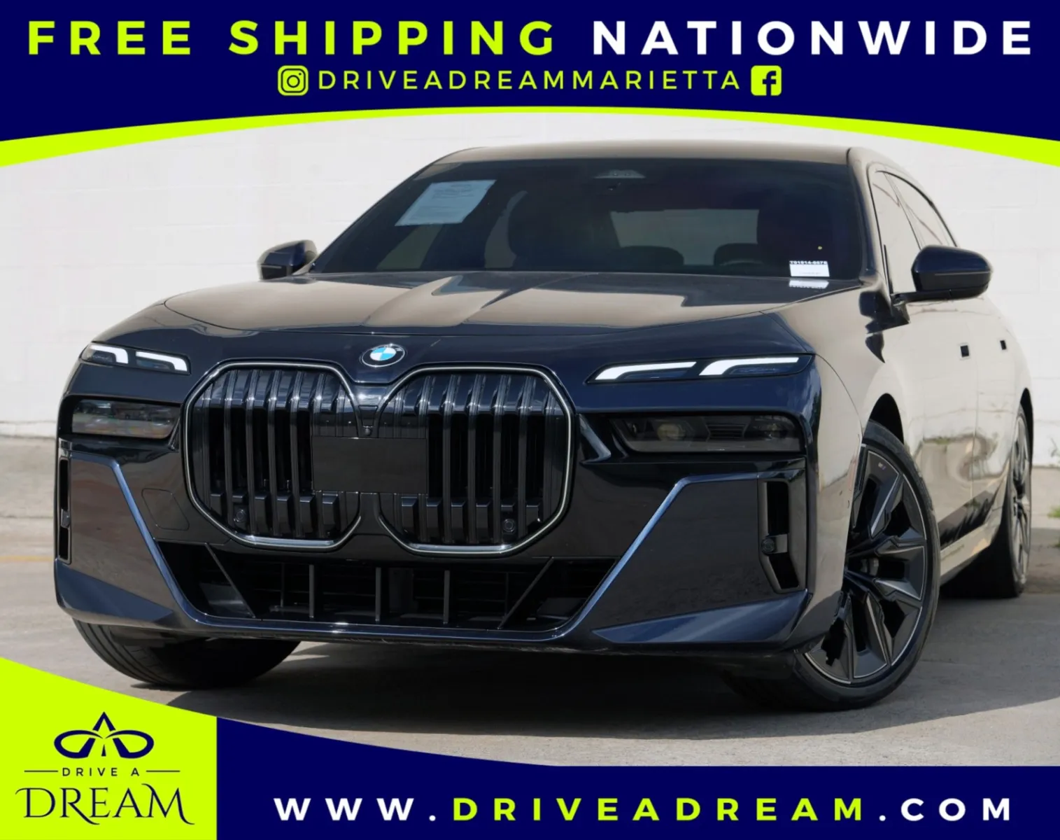 Black 2024 BMW 7 Series 740i w/ M Sport & Premium Packages for sale in Marietta, GA
