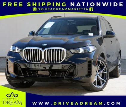 Black 2024 BMW X5 xDrive50e w/ M Sport & Parking Assist Packages for sale in Marietta, GA