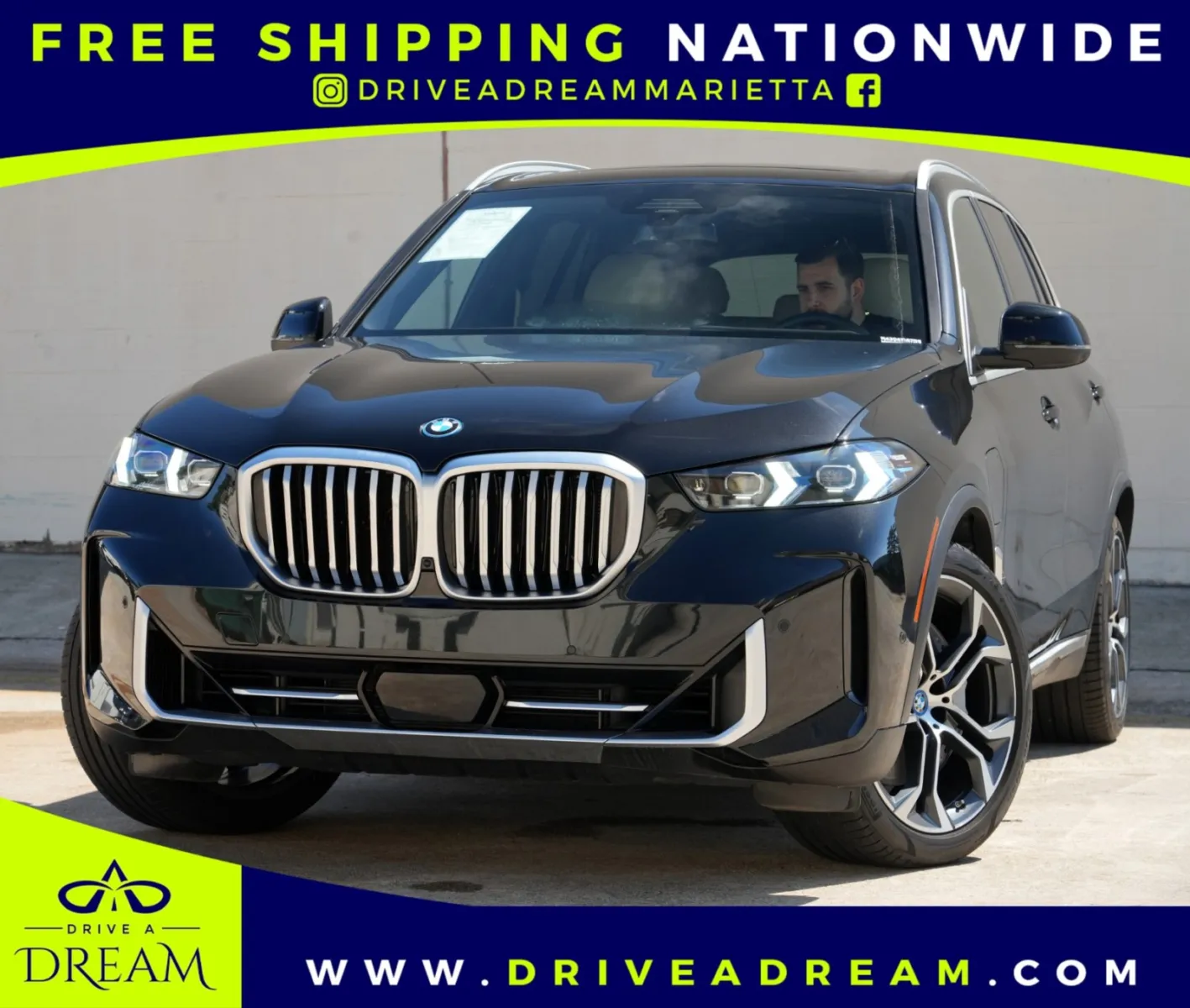 Black 2024 BMW X5 xDrive50e w/ Premium, Driving & Parking Assist Packages for sale in Marietta, GA