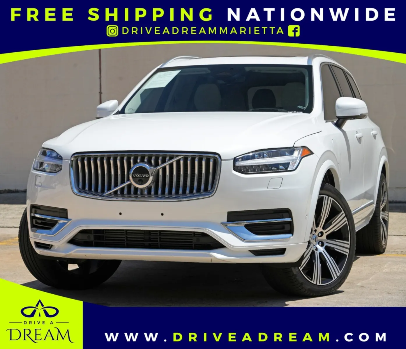 White 2025 Volvo XC90 Plug-In Hybrid Ultra for sale in Marietta, GA