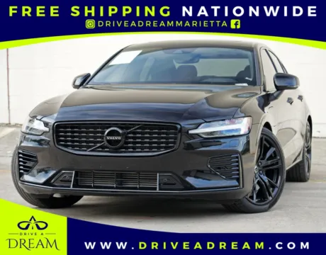 Black 2022 Volvo S60 Recharge Plug-In Hybrid Black Edition R-Design for sale in Marietta, GA