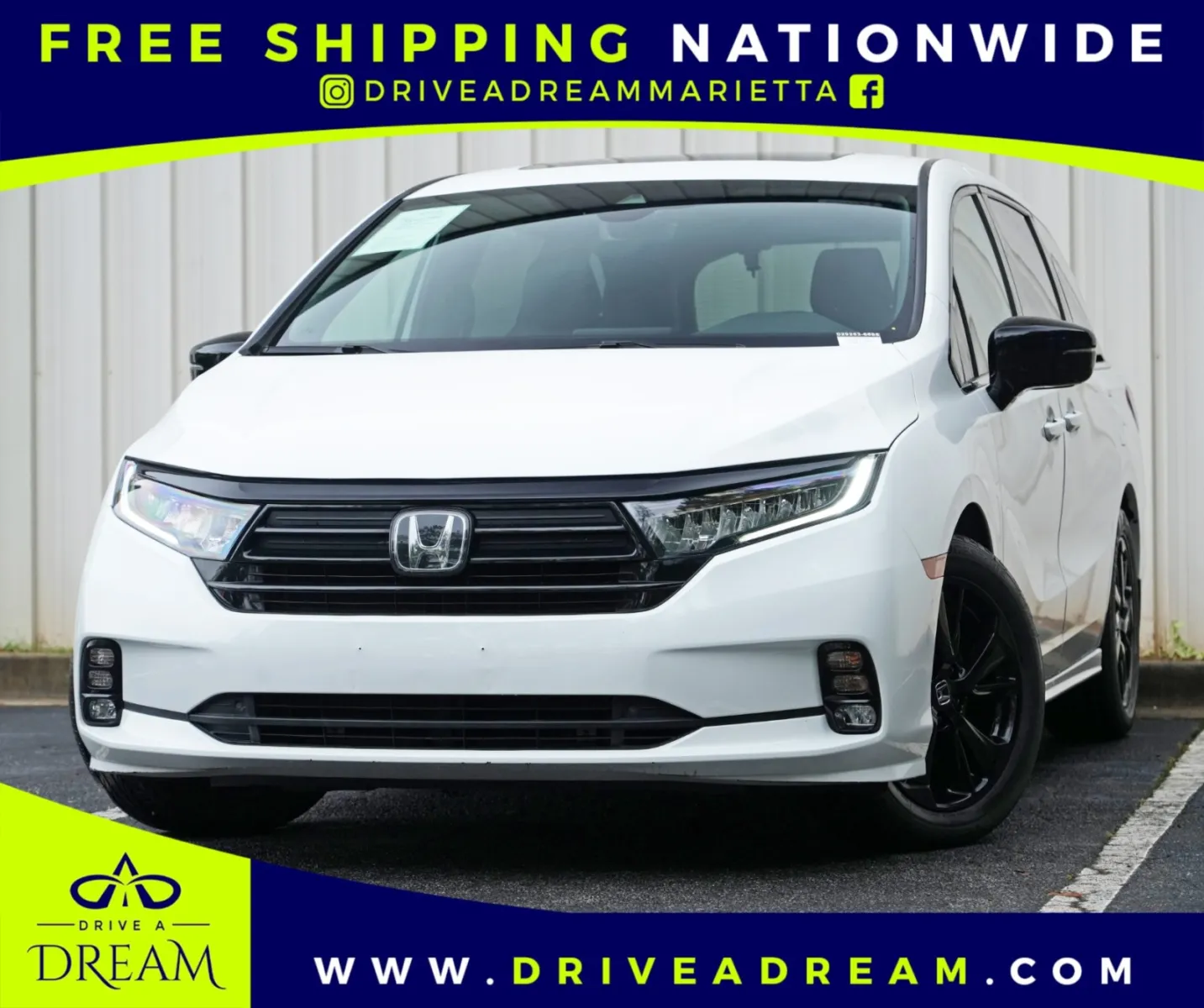 White 2023 Honda Odyssey Sport for sale in Marietta, GA