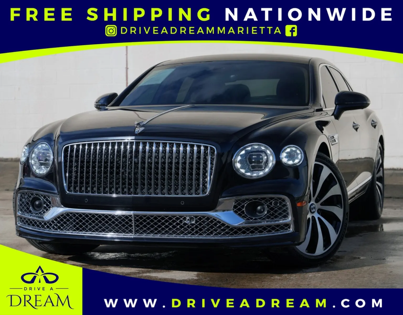 Black 2023 Bentley Flying Spur Azure for sale in Marietta, GA