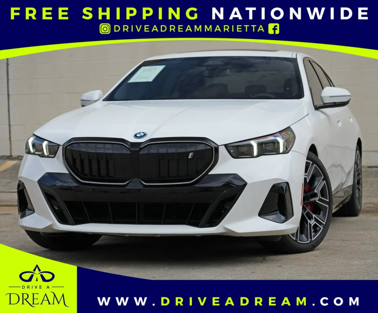 White 2025 BMW i5 eDrive40 w/ M Sport Package for sale in Marietta, GA