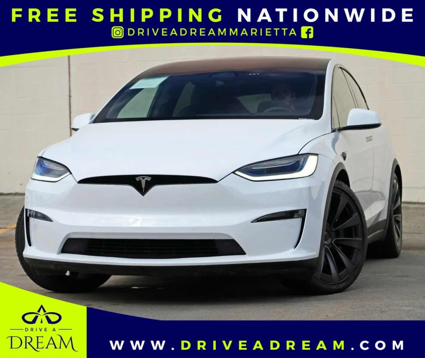 White 2023 Tesla Model X Standard Range for sale in Marietta, GA