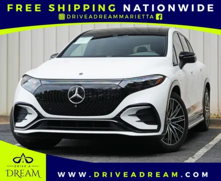 White 2024 Mercedes-Benz EQS 450 w/ AMG Line & Night Packages for sale in Marietta, GA