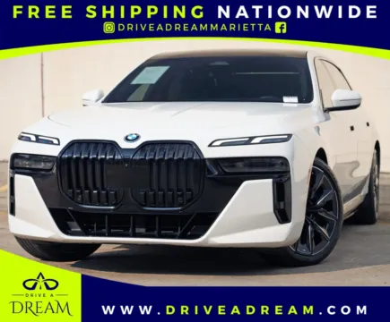 White 2024 BMW i7 xDrive60 w/ Premium & M Sport Packages for sale in Marietta, GA