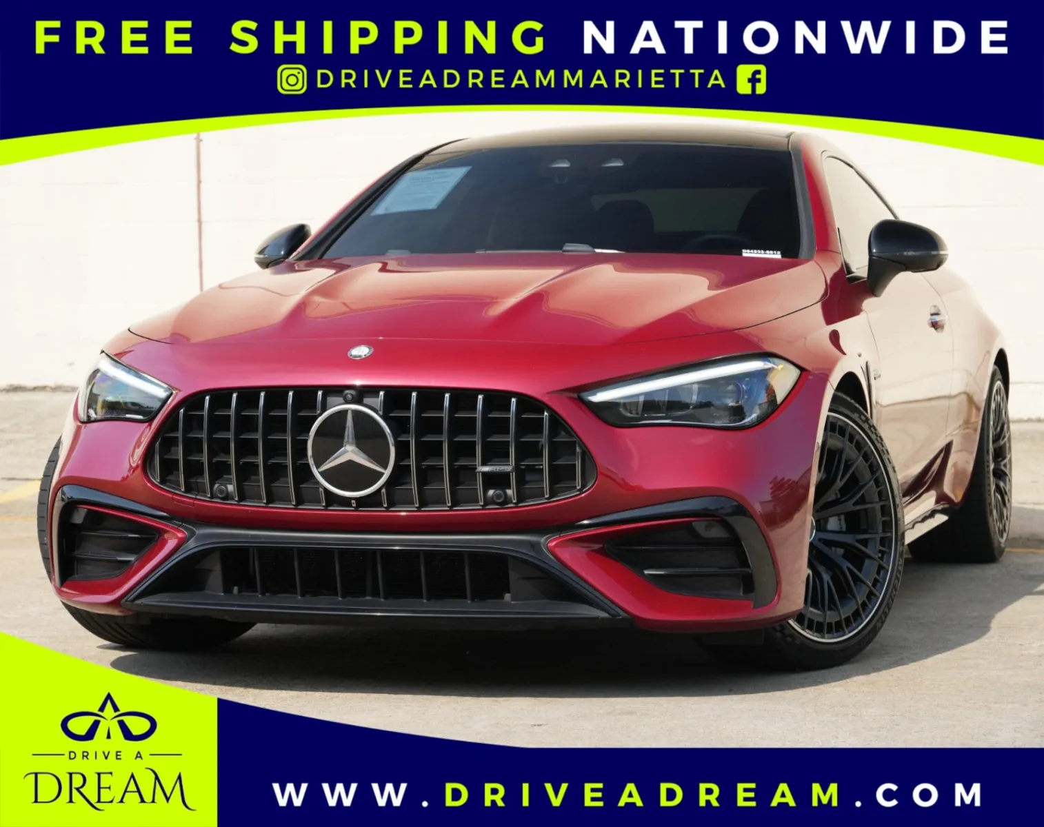 Red 2025 Mercedes-Benz CLE AMG CLE 53 w/ Driver Assist & AMG Night Packages for sale in Marietta, GA