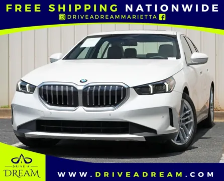 White 2024 BMW 5 Series 540i xDrive w/ Convenience Package for sale in Marietta, GA