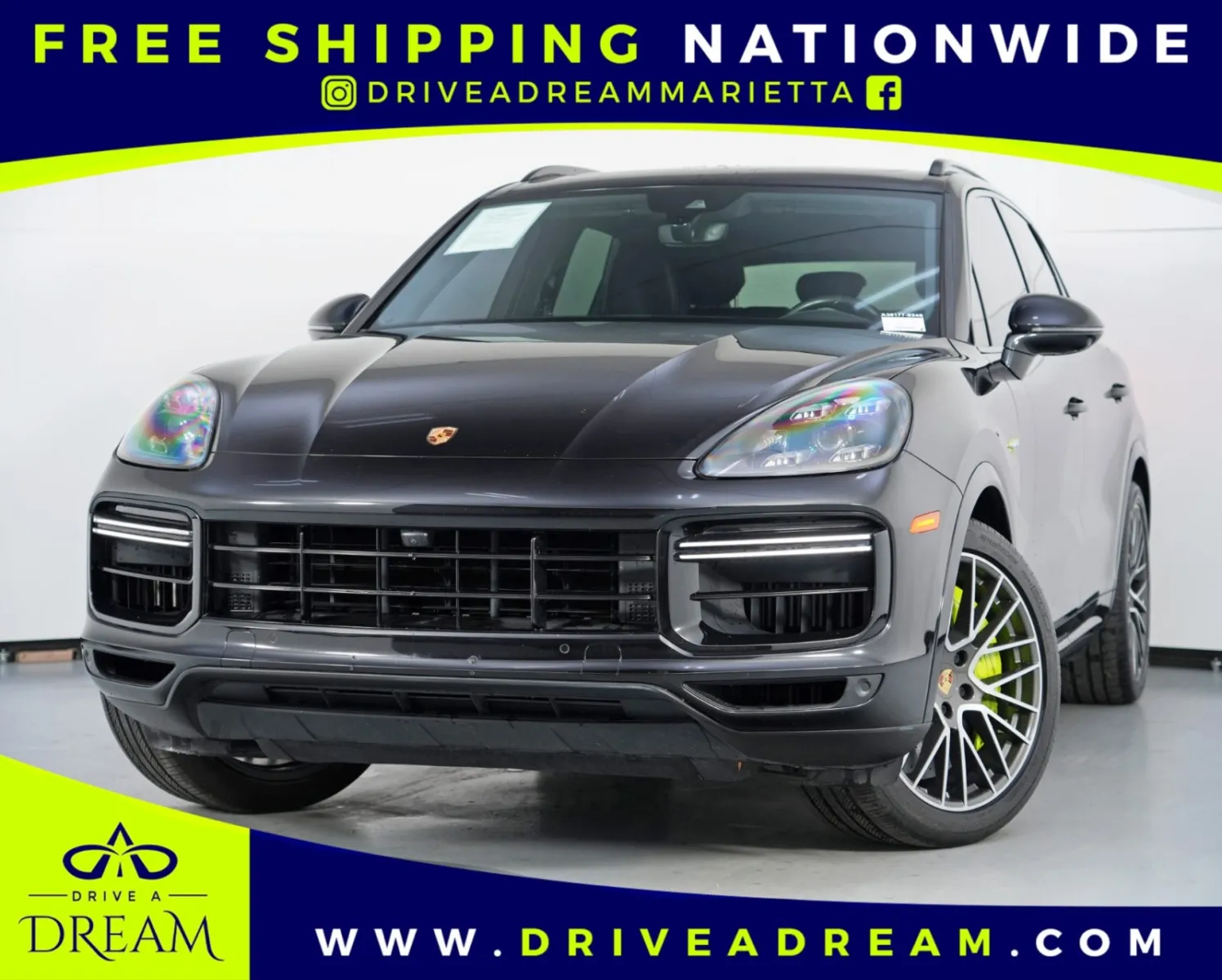 Black 2021 Porsche Cayenne Turbo S E-Hybrid w/ Premium Plus Package for sale in Marietta, GA