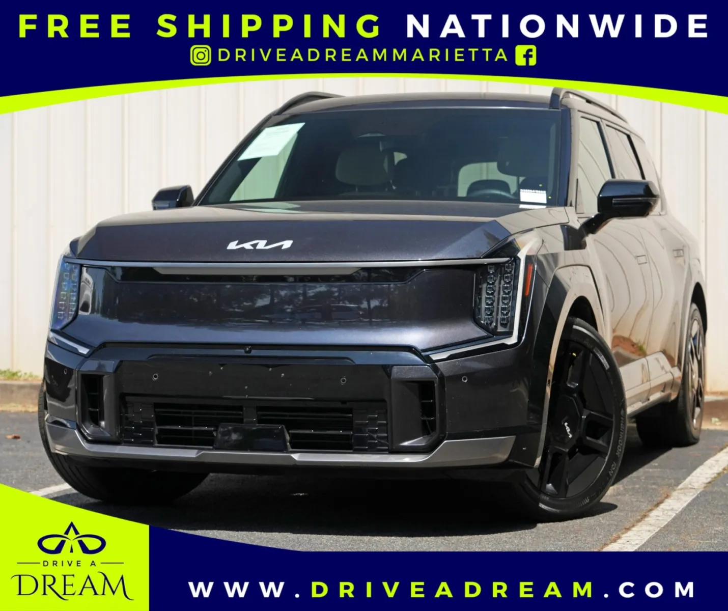Gray 2024 Kia EV9 GT-Line w/ Relaxation Package for sale in Marietta, GA