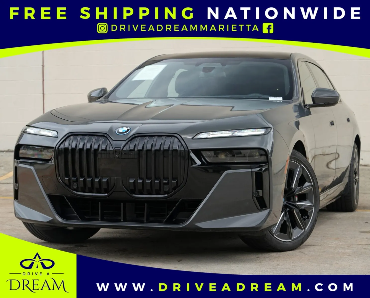 Gray 2024 BMW i7 eDrive50 w/ Executive, Premium & M Sport Packages for sale in Marietta, GA