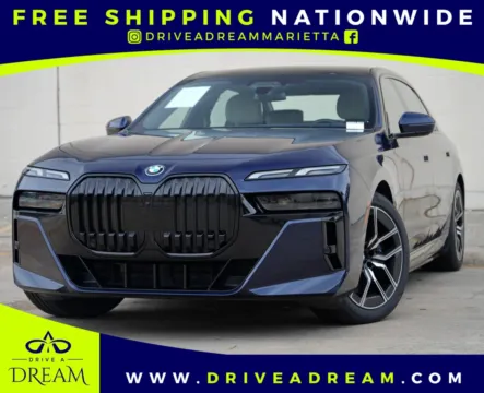 Blue 2023 BMW i7 xDrive60 w/ M Sport & Driving Assist Packages for sale in Marietta, GA