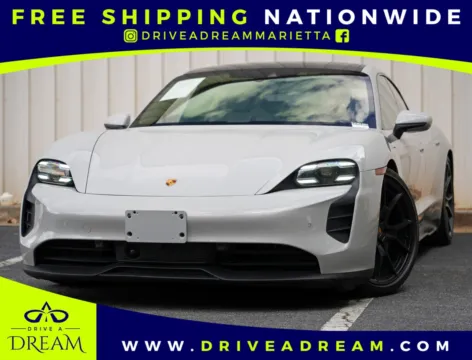 Gray 2023 Porsche Taycan GTS w/ Premium & Tech Packages for sale in Marietta, GA