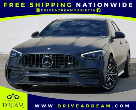 Gray 2024 Mercedes-Benz C-Class AMG C 43 w/ Driver Assist & AMG Night Packages for sale in Marietta, GA