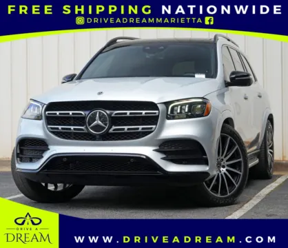 Silver 2021 Mercedes-Benz GLS 580 w/ Driver Assist & Night Packages for sale in Marietta, GA