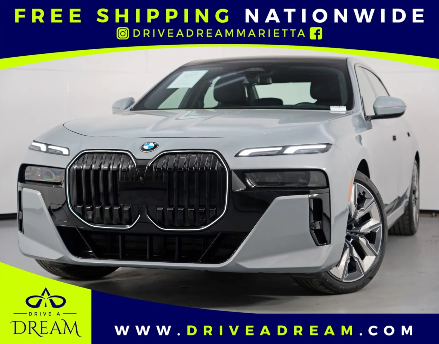 Gray 2024 BMW 7 Series 740i w/ M Sport & Premium Packages for sale in Marietta, GA