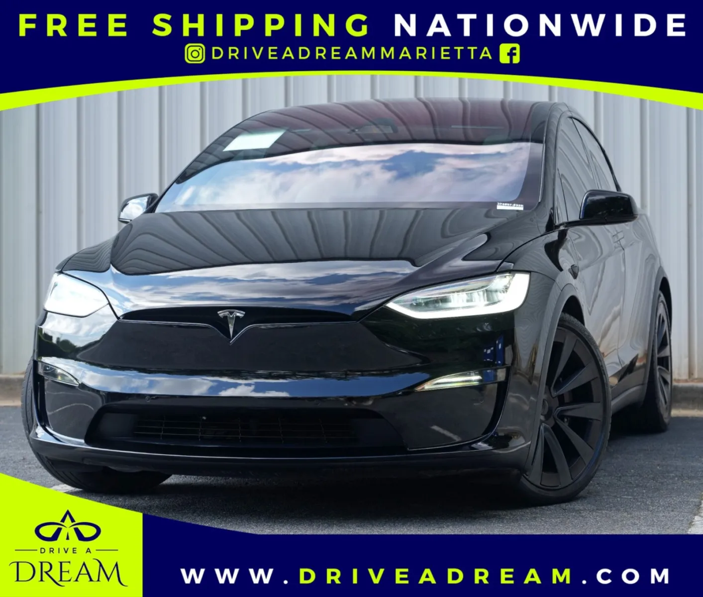 Black 2023 Tesla Model X Plaid for sale in Marietta, GA