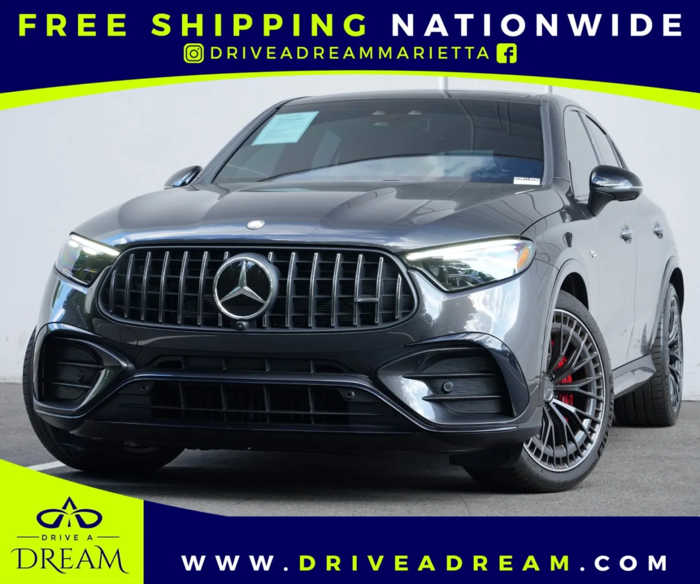 Gray 2025 Mercedes-Benz GLC AMG GLC 63 S E Performance w/ Driver Assist & Pinnacle Trim Packages for sale in Marietta, GA