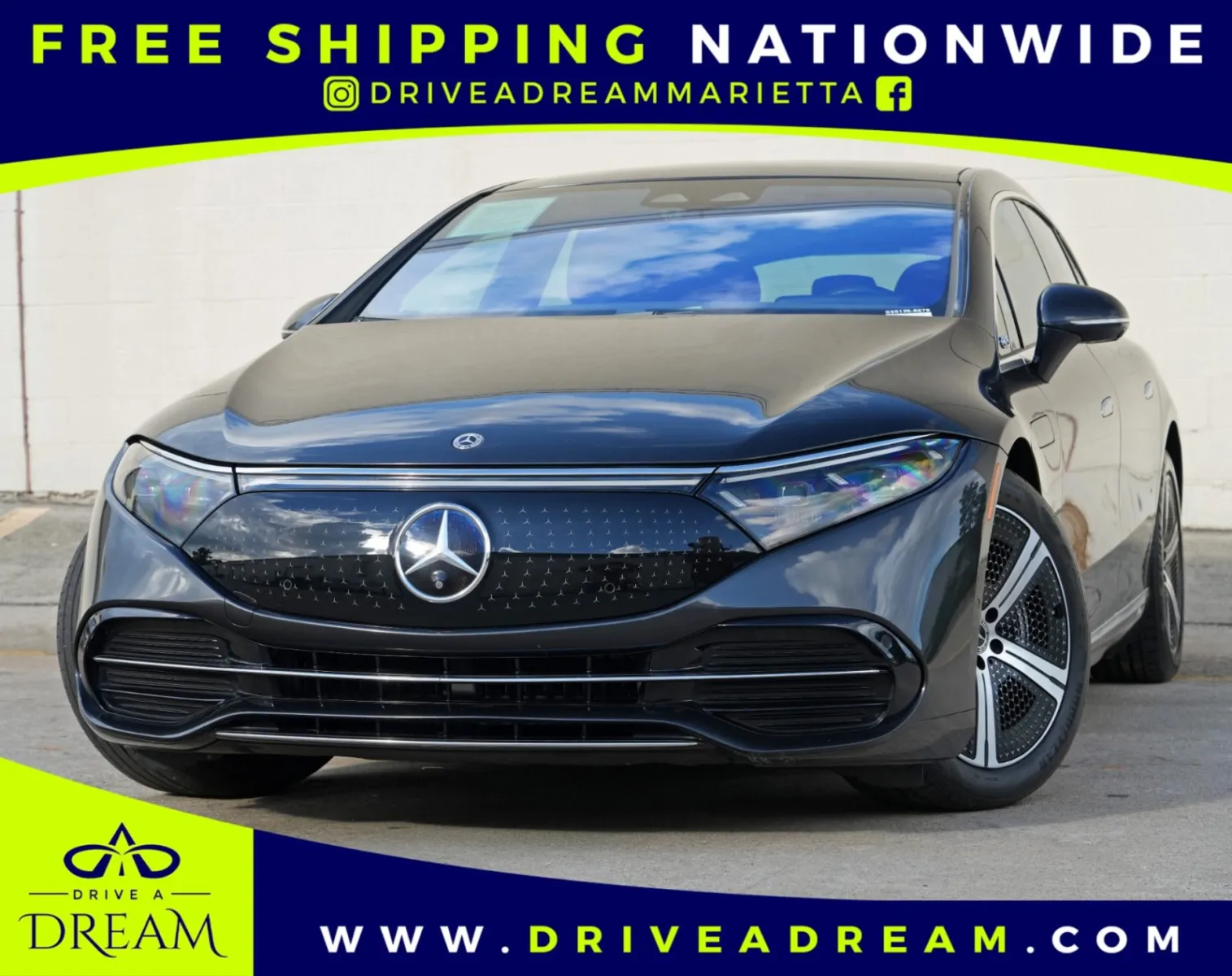 Gray 2023 Mercedes-Benz EQS 450+ for sale in Marietta, GA