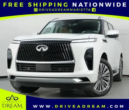 White 2025 INFINITI QX80 LUXE w/ ProPilot Assist for sale in Marietta, GA
