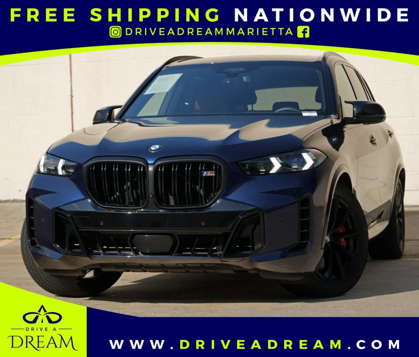 Blue 2025 BMW X5 M60i w/ M Sport, Executive & Driving Assist Packages for sale in Marietta, GA