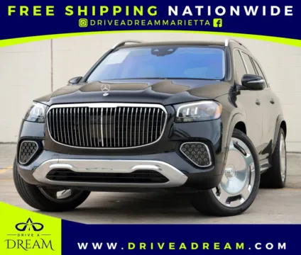 Black 2024 Mercedes-Benz GLS Maybach GLS 600 w/ Rear Seat Entertainment Package for sale in Marietta, GA