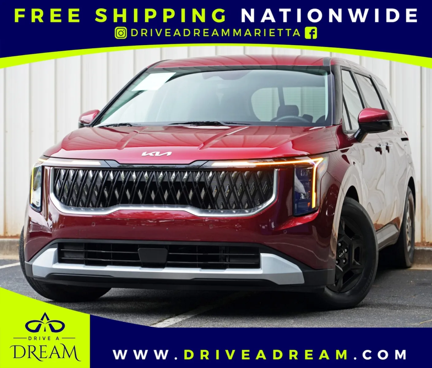 Red 2025 Kia Carnival LXS for sale in Marietta, GA
