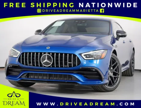 Blue 2022 Mercedes-Benz AMG GT 43 w/ Driver & Night Packages for sale in Marietta, GA
